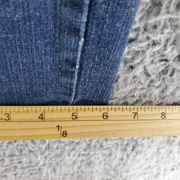 Levis Jeans Womens Size 5 Blue Curvy Cut 528 Skinny Stretch Denim - Picture 10 of 14